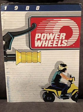 Toy Fair Catalog: Power Wheels 1988