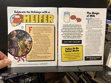 Heifer International, 2023 Holiday Catalog
