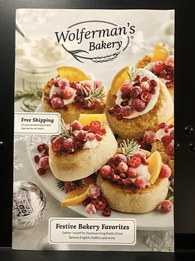Hobby Catalogs: Wolferman's Bakery, Holiday 2023 Catalog
