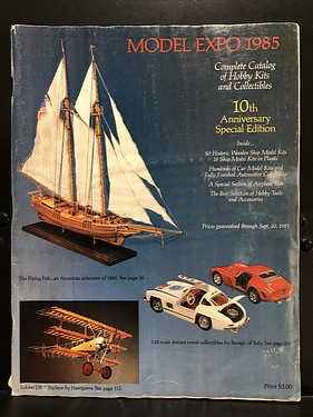 Hobby Catalogs: Model Expo, 1985 Hobby Catalog