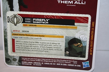 G.I. Joe: 30 for 30 - Firefly - Saboteur