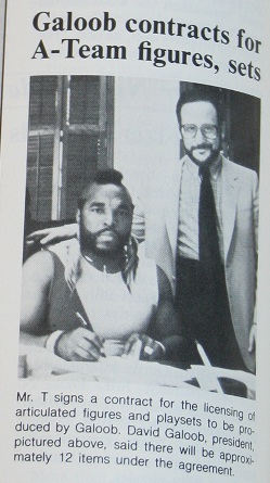 Mr. T Signs Contract with Galoob