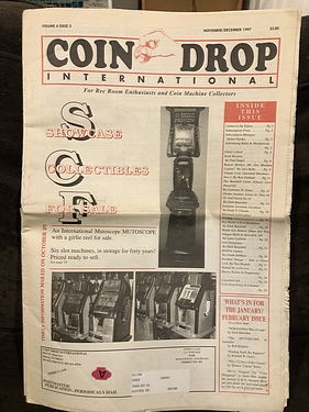 Coin Drop International - November/December, 1997