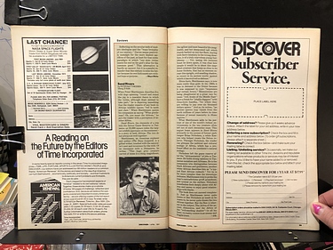 Discover Magazine - April, 1981