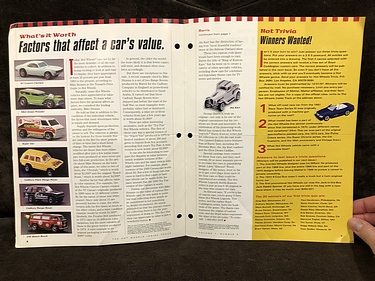 Hot Wheels: The Inside Track Newsletter - Issue 03, 1997