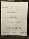 Osborne Komputer Owners Klub: January, 1984