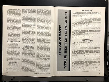 Postmasters Advocate Magazine - VOL. LXX, No. 10 - May, 1964