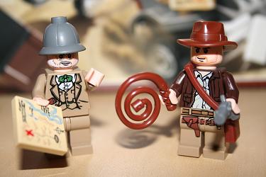 Indy and Dr. Jones Lego Figures