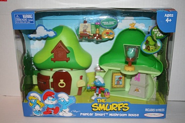 Smurfs: Painter Smurf Mushroom House