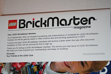 Lego Brickmaster - Final Set Letter