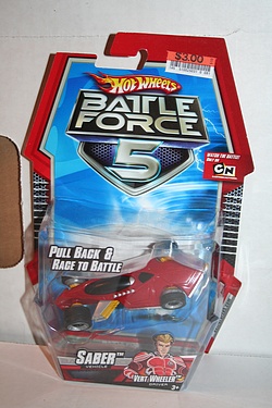 Battle Force 5 - Pull Back Racing Saber with Vert Wheeler