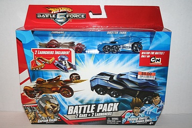 Battle Force 5 - Fangore w/ Kalus vs. Spinner and Sherman Cortez w/ Buster Tank Battle Pack