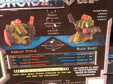 ToyQuest - Androidz: Assult Cycle & Buck Shot