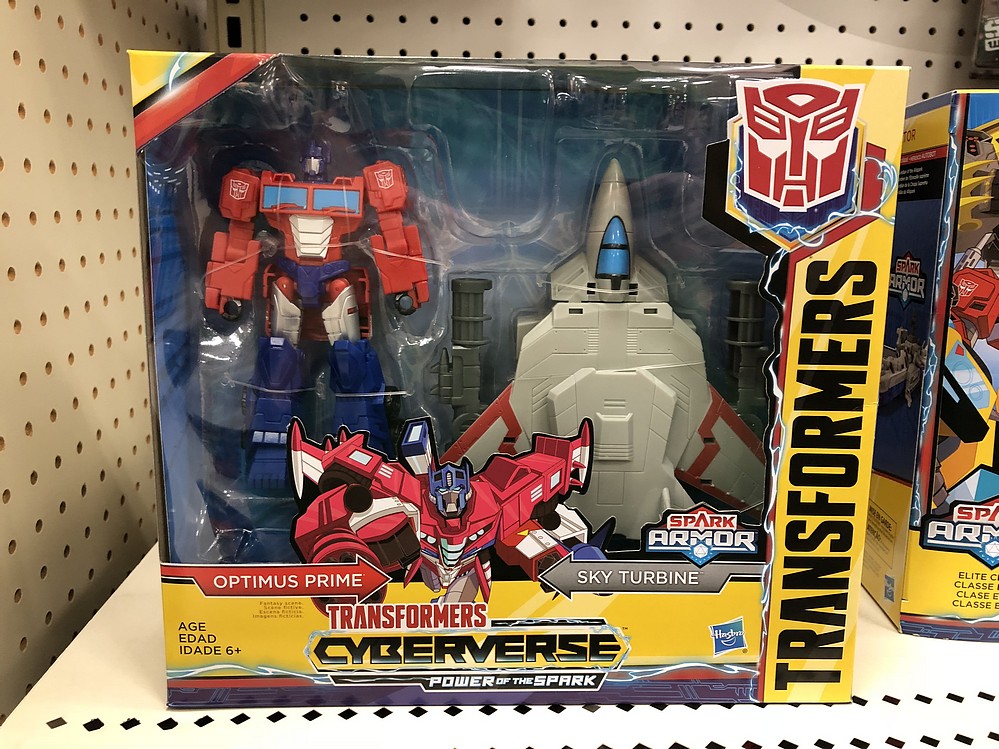 Transformers Cyberverse Power of the Spark (2019) Optimus Prime & Sky Turbine Spark Armor