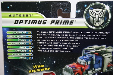Transformers Dark of the Moon (2011) - Optimus Prime Preview Pack