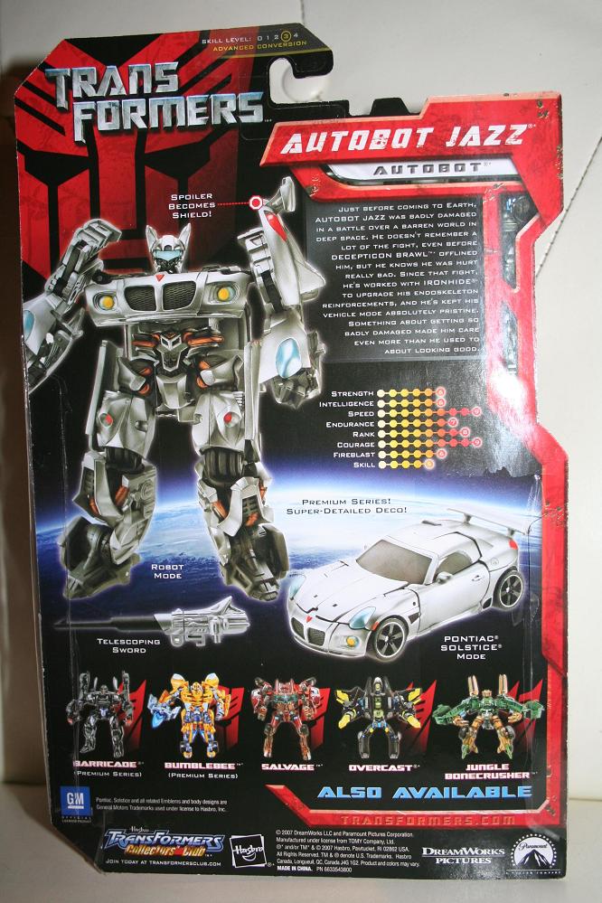 Transformers Jazz Toys 120