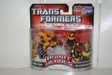 Transformers Robot Heroes - Blackarachnia vs. Cheetor