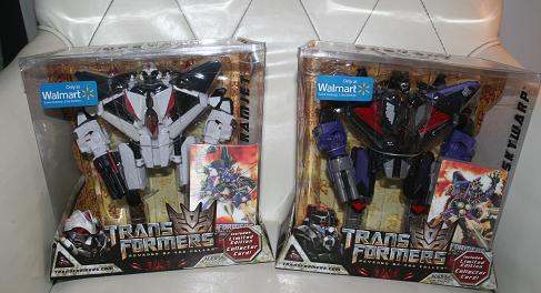 Skywarp and Ramjet WalMart Exclusives