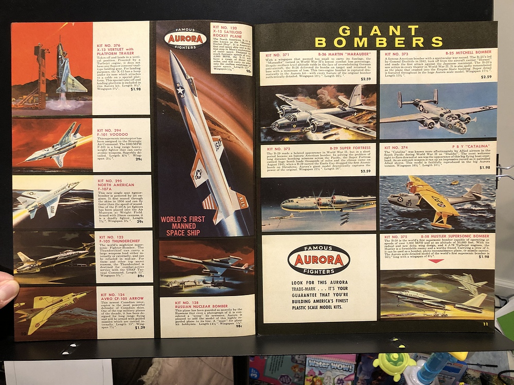 1959-60 Aurora Plastics Corp., Collector's Catalog - Parry Game Preserve
