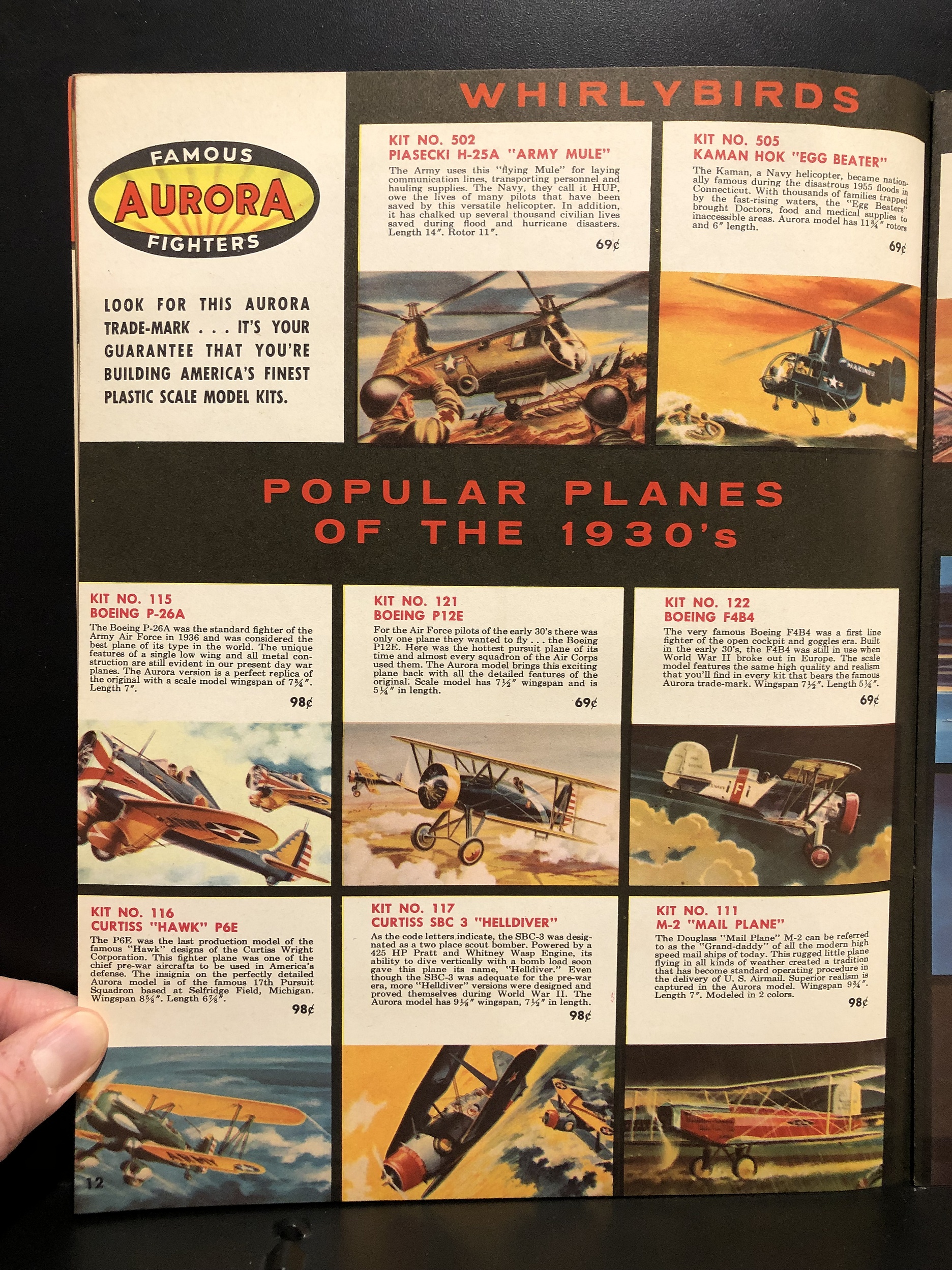 195960 Aurora Plastics Corp., Collector's Catalog Parry Game Preserve