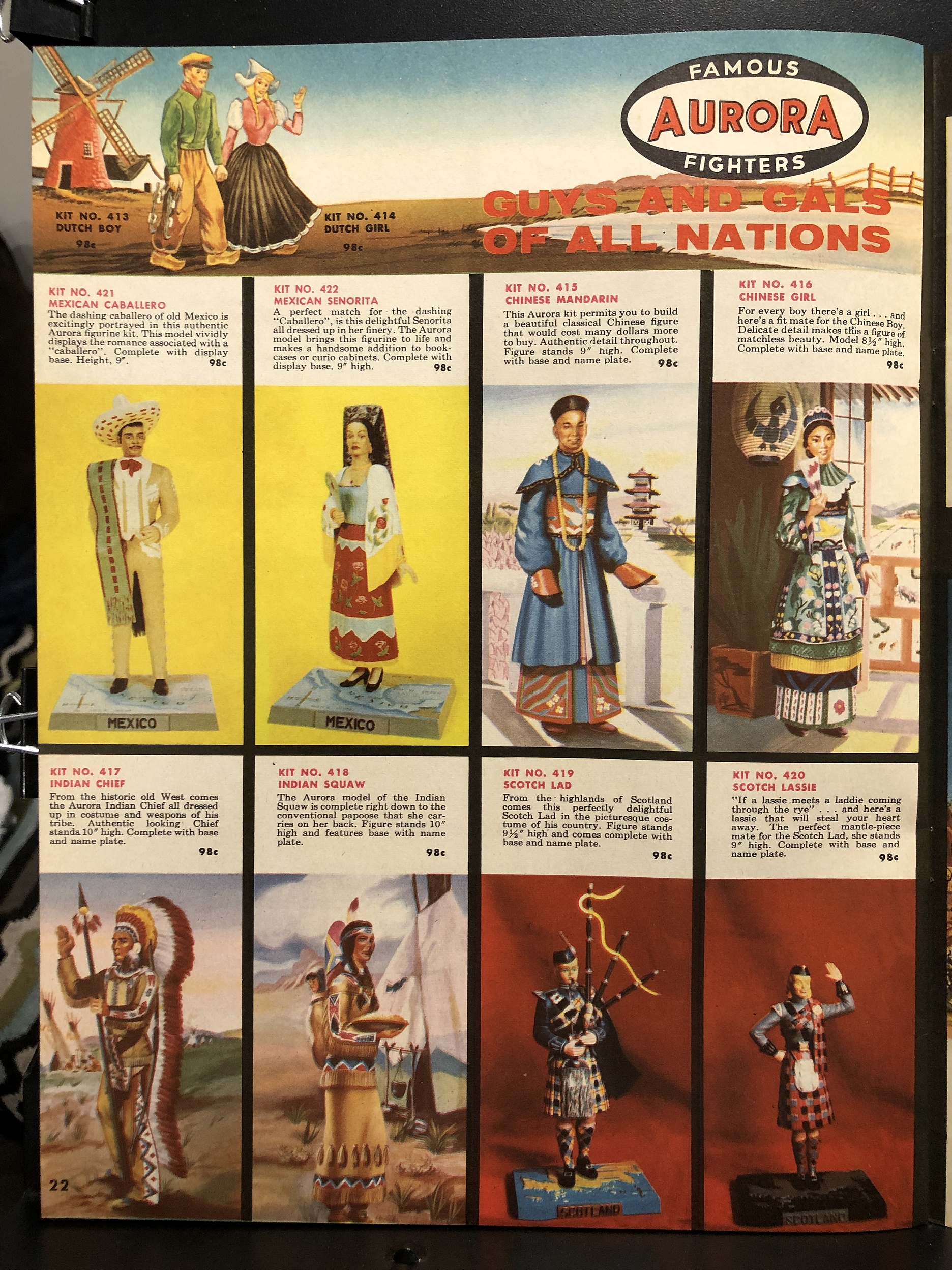 195960 Aurora Plastics Corp., Collector's Catalog Parry Game Preserve