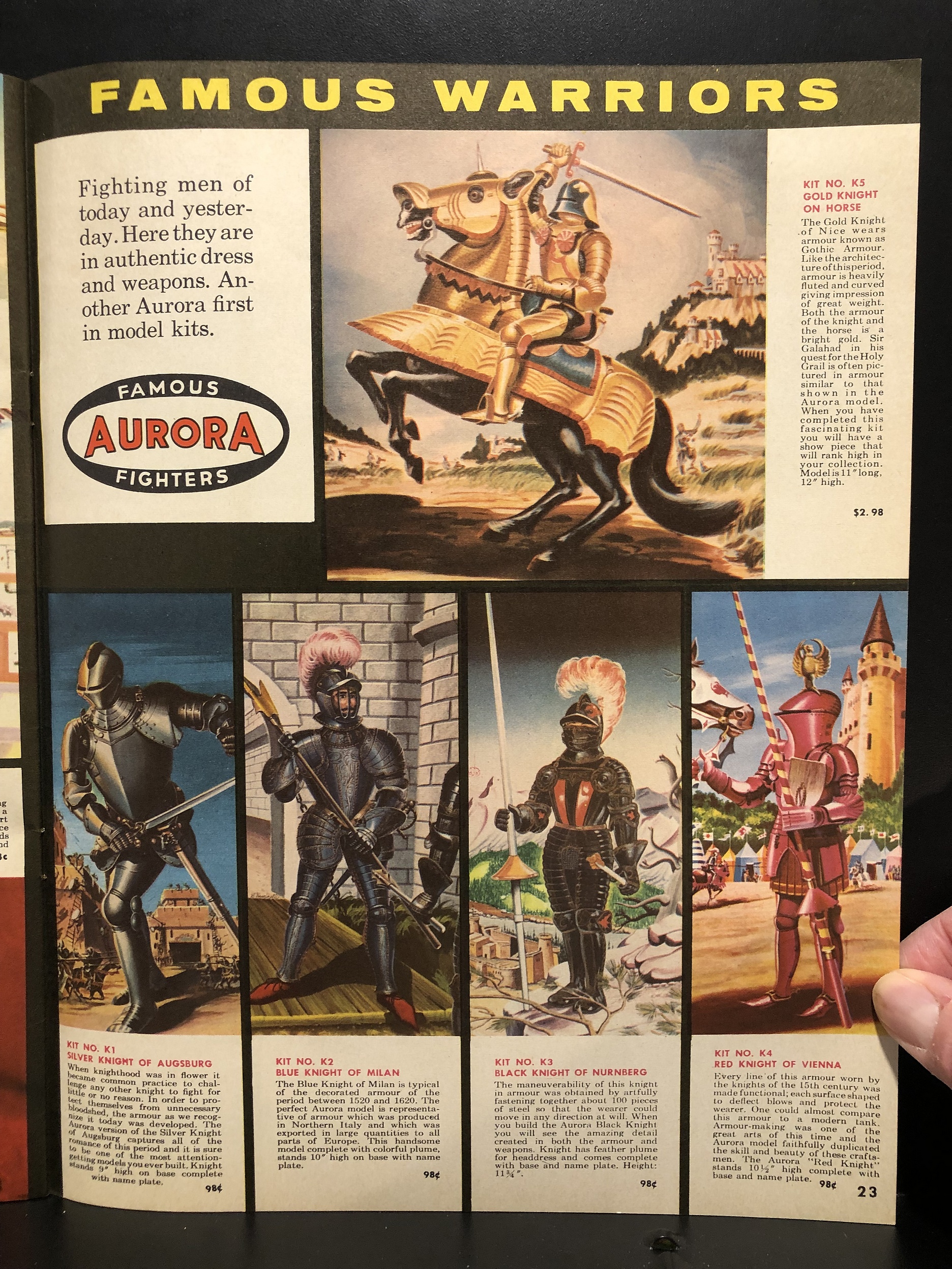 195960 Aurora Plastics Corp., Collector's Catalog Parry Game Preserve