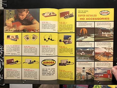 Toy Catalogs: 1959-60 Aurora Plastics Corp., Collector's Catalog