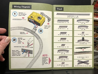 Toy Catalogs: 1967 Aurora Plastics Corp., Service Manual for Postage Stamp Trains