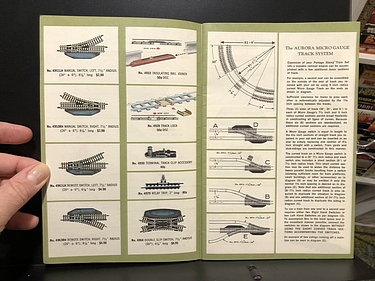 Toy Catalogs: 1967 Aurora Plastics Corp., Service Manual for Postage Stamp Trains