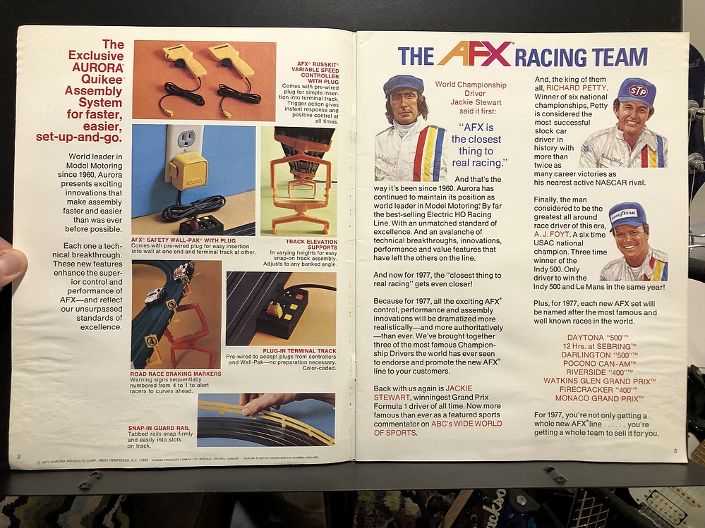 1977 Aurora / AFX Racing, Toy Fair Catalog - Parry Game Preserve