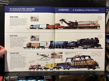 Toy Catalogs: 1989 Bachmann, Toy Fair Catalog