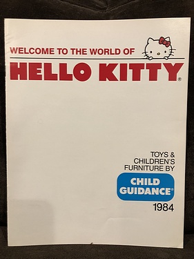 Toy Catalogs: 1984 Child Guidance Hello Kitty, Toy Fair Catalog