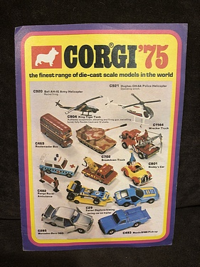 Toy Catalogs: 1975 Corgi Catalog