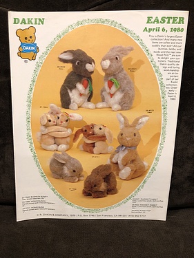 Toy Catalogs: 1980 Dakin Easter Catalog