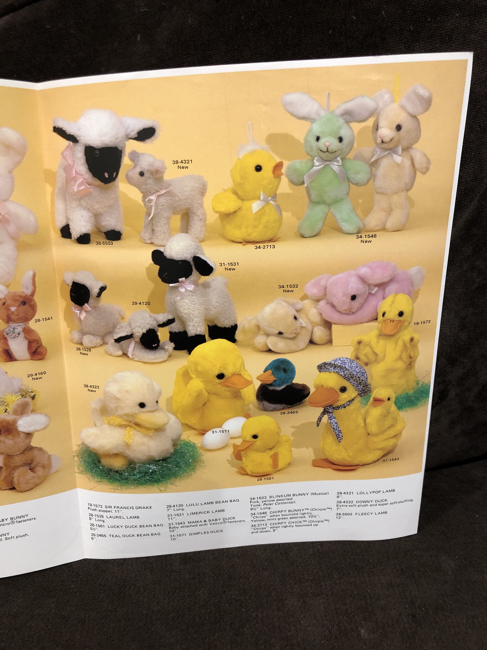 1980 Dakin Easter Catalog Parry Game Preserve