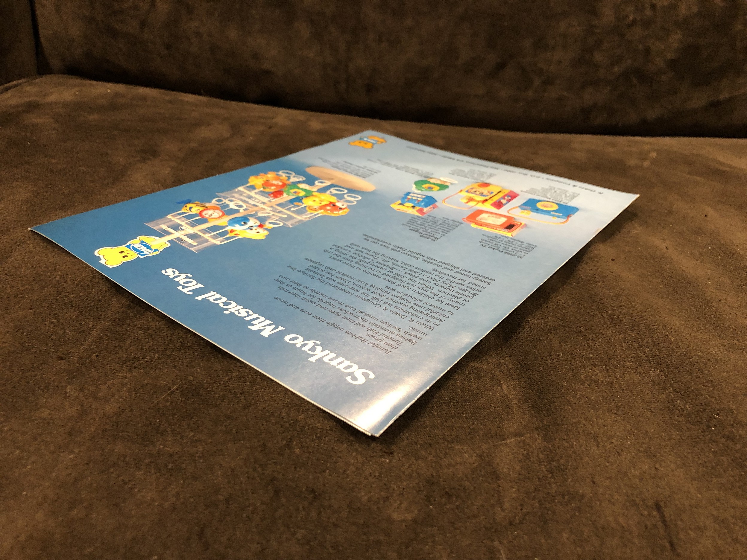 1981 Sankyo Musical Toys Catalog Parry Game Preserve