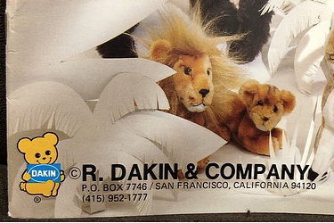 Toy Catalogs Dakin Catalog Collection