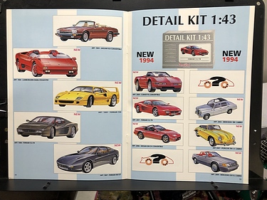 Toy Catalogs: 1994 DetailCars, Toy Fair Catalog (Italy)