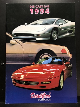 Toy Catalogs: 1994 DetailCars, Toy Fair Catalog (Italy)