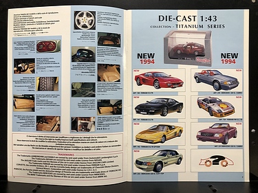 Toy Catalogs: 1994 DetailCars, Toy Fair Catalog (Italy)