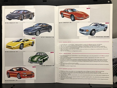 Toy Catalogs: 1995 DetailCars, Toy Fair Catalog (Italy)