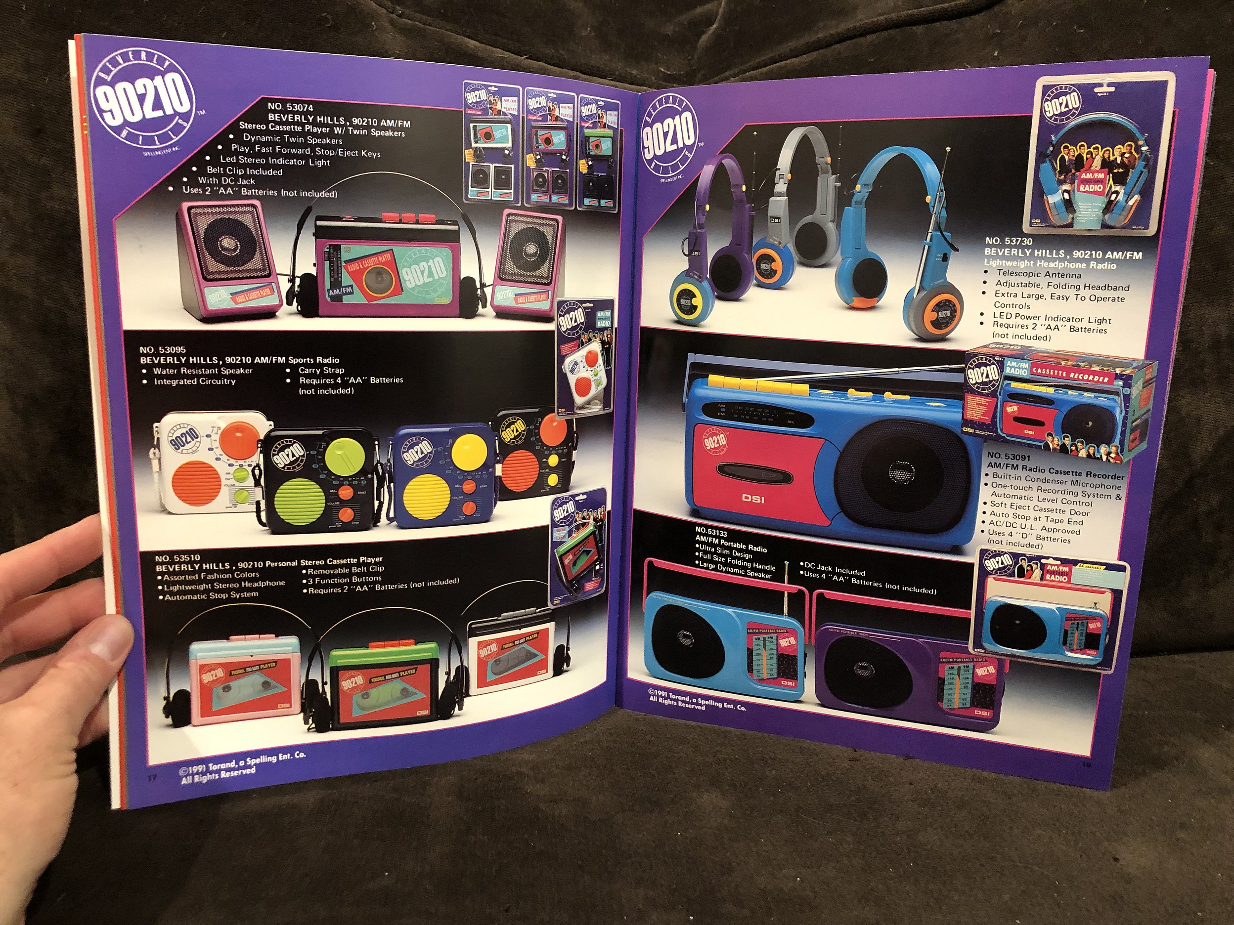 1993 Diversified Specialists, Inc. (DSI), Toy Fair Catalog Parry Game