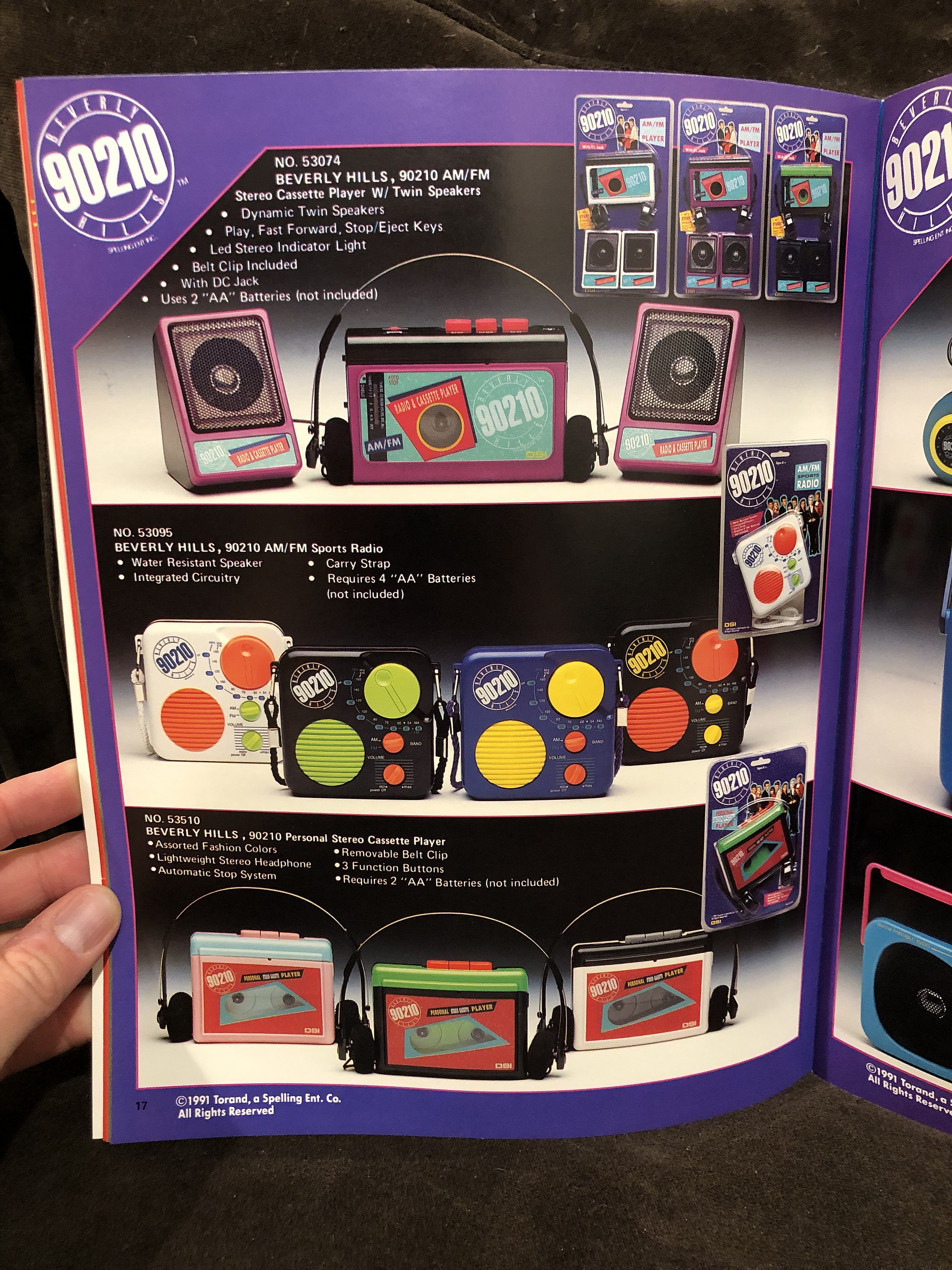 1993 Diversified Specialists, Inc. (DSI), Toy Fair Catalog Parry Game