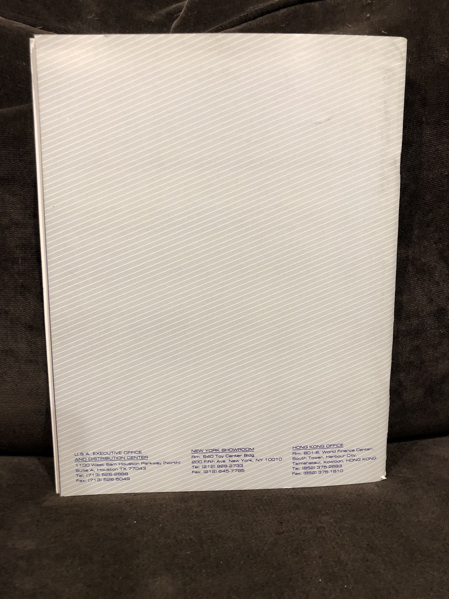 1993 Diversified Specialists, Inc. (DSI), Toy Fair Catalog Parry Game