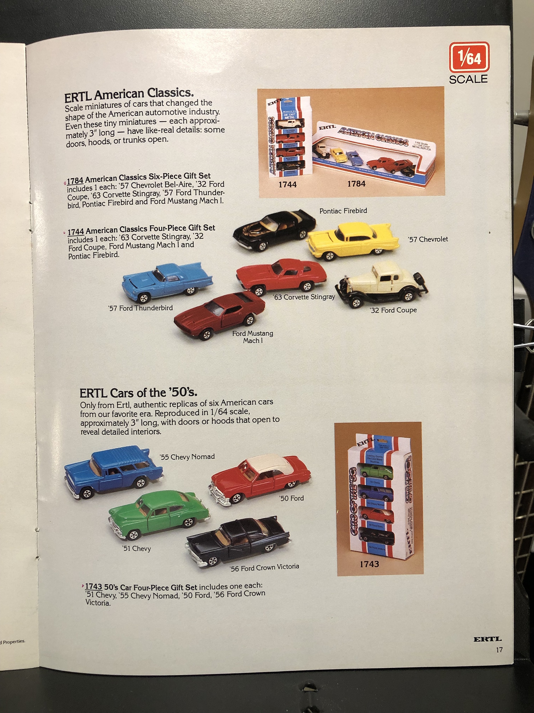 1982 Ertl DieCast Miniatures Toy Fair Catalog Parry Game Preserve