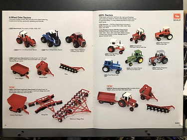 Toy Catalogs: 1982 Ertl Die-Cast Miniatures Toy Fair Catalog