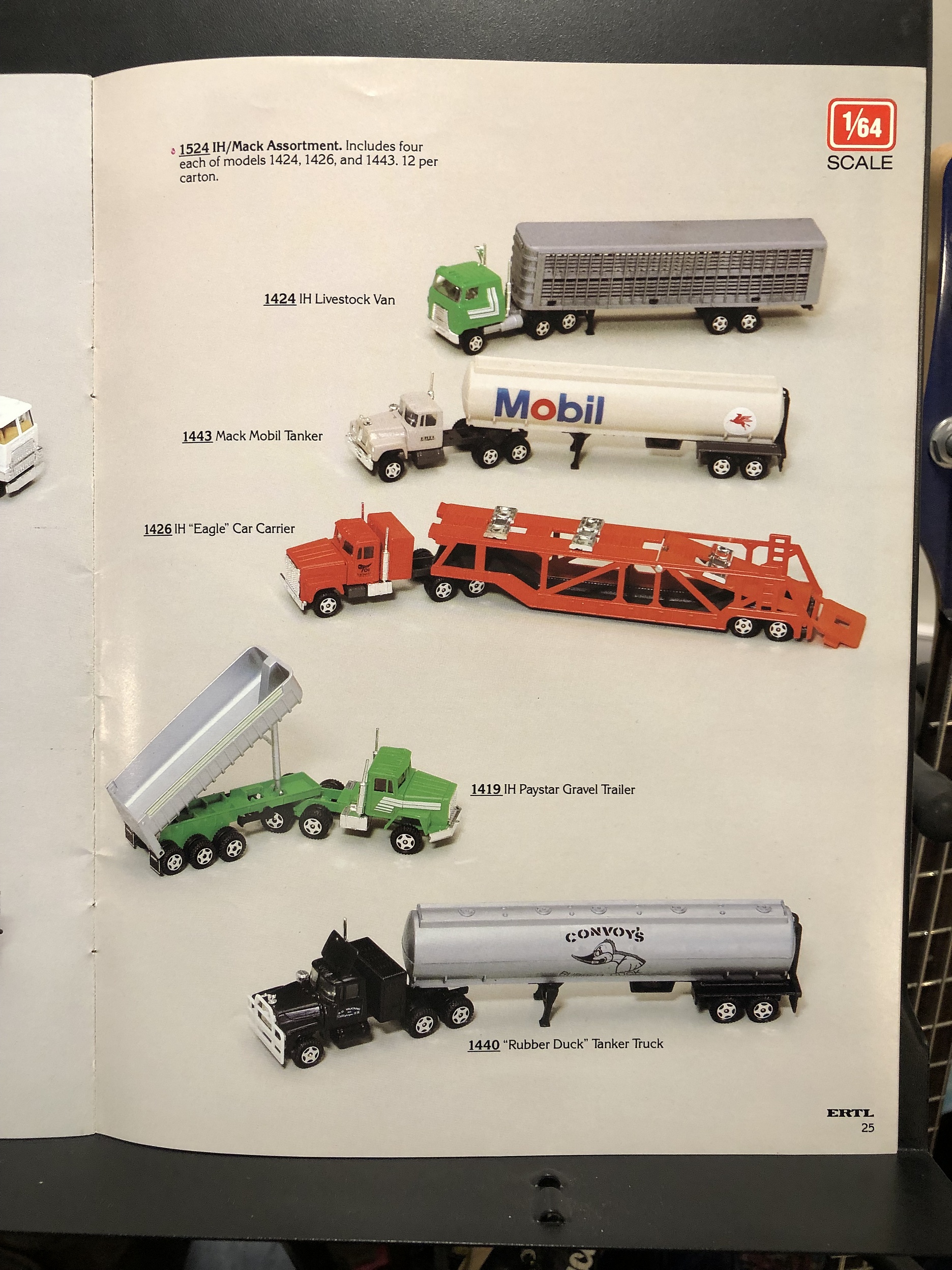1982 Ertl DieCast Miniatures Toy Fair Catalog Parry Game Preserve