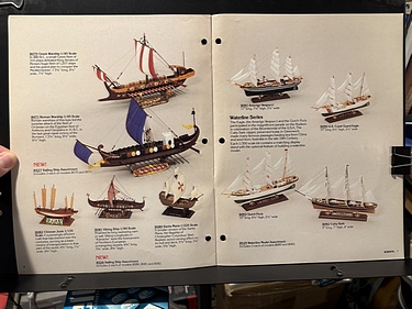 Toy Catalogs: 1982 Ertl Replicas: Ship and Cycle Model Kits, Toy Fair Catalog