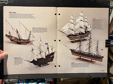 Toy Catalogs: 1982 Ertl Replicas: Ship and Cycle Model Kits, Toy Fair Catalog