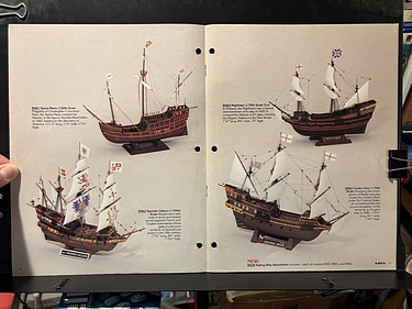 Toy Catalogs: 1982 Ertl Replicas: Ship and Cycle Model Kits, Toy Fair Catalog